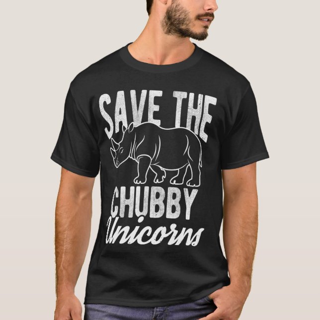 Save The Chubby Unicorns T-Shirt (Front)