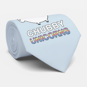 Save The Chubby Unicorns Tie