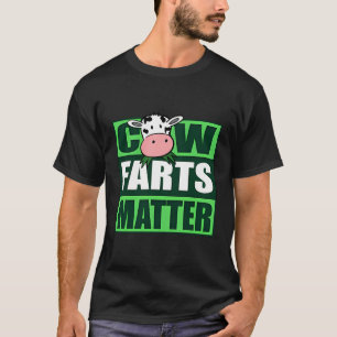 Save The Cows Farting Cows Green New Deal Climate T-Shirt