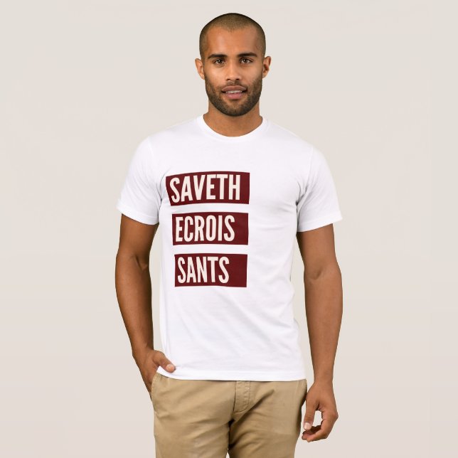 SAVE THE CROISSANTS T-Shirt (Front Full)