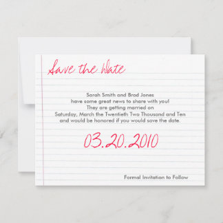 Save the Date