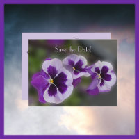 Save the Date 25th Anniversary Party Purple Floral