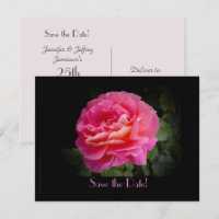 Save the Date 25th Wedding Anniversary Party Rose