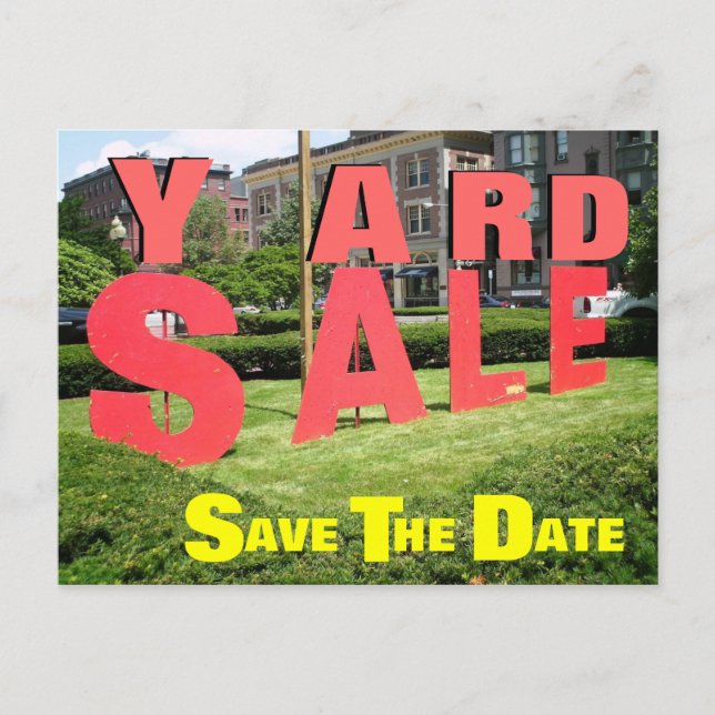 Save The Date (2) Announcement Postcard (Front)