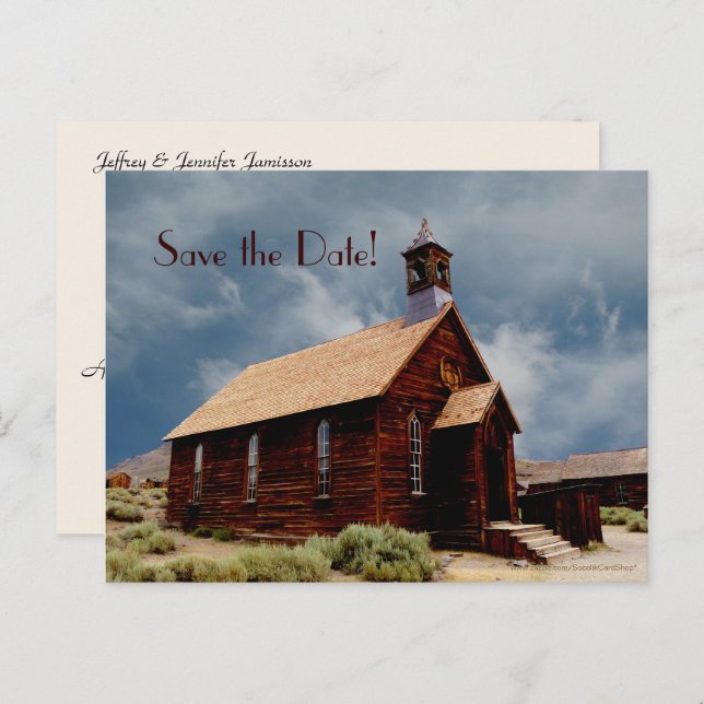 Save the Date 50th Anniversary Party Announcement Postcard (Front/Back)