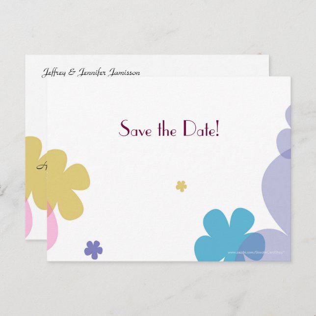 Save the Date 50th Anniversary Party Invitation (Front/Back)