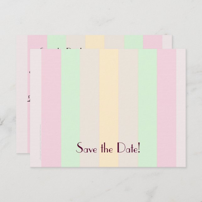 Save the Date 50th Birthday Celebration Postcard (Front/Back)