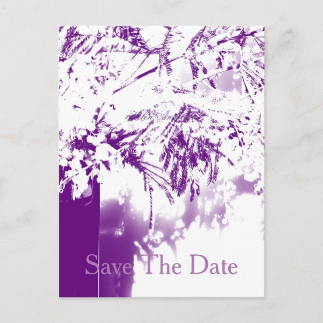 Save the Date 80th Birthday Flower Bouquet Custom Announcement Postcard (Front)