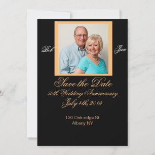 Save the Date Anniversary Card