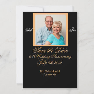 Save the Date Anniversary Card