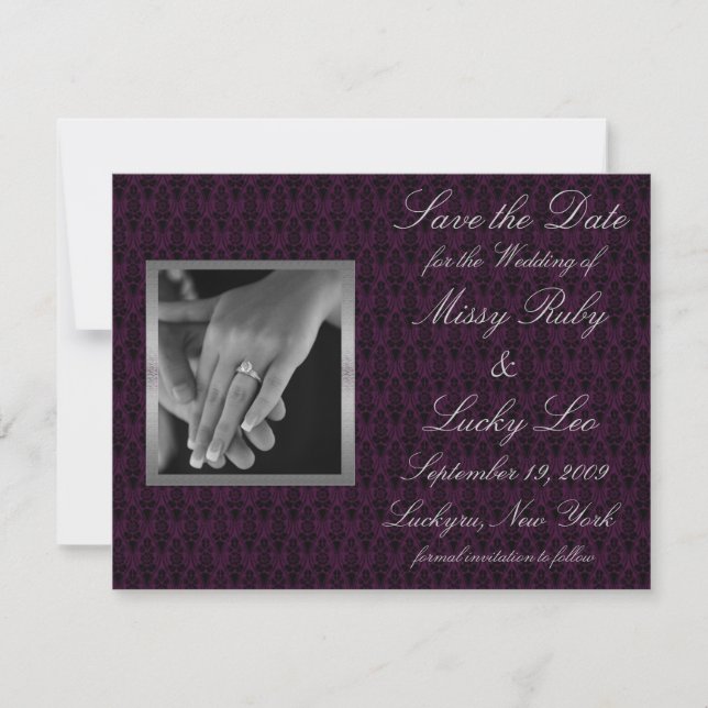 Save the Date Announcement (Front)