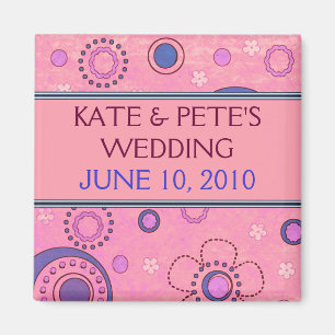 Save The Date Announcement Magnet