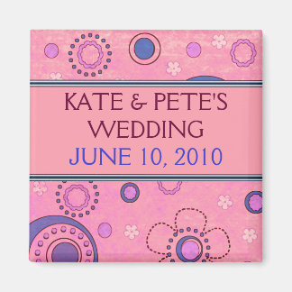 Save The Date Announcement Magnet