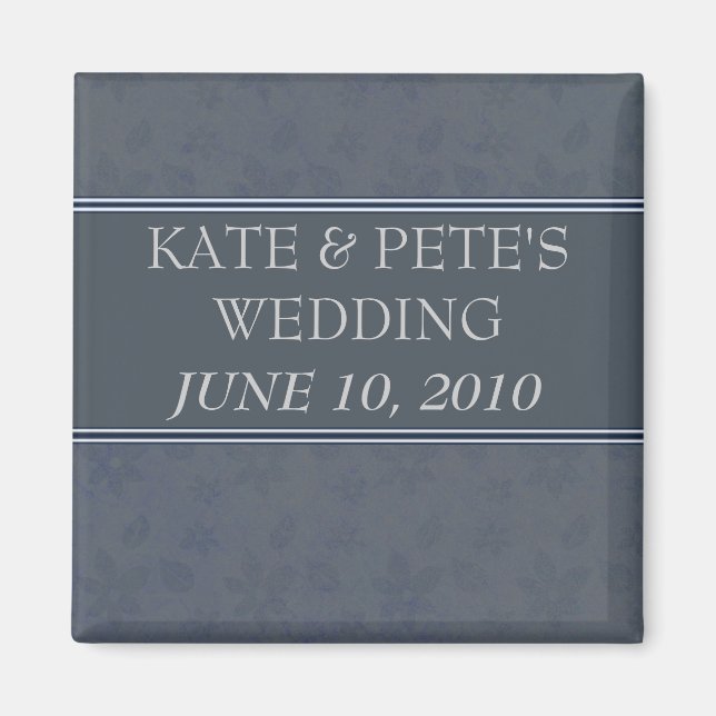 Save The Date Announcement Magnet (Front)
