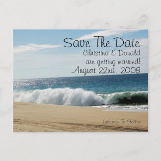 Save The Date Announcement Postcard