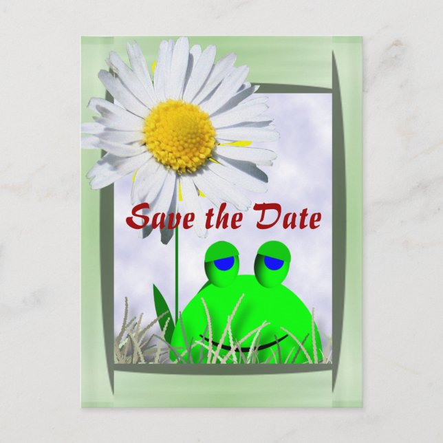 Save The Date Announcement Postcard (Front)