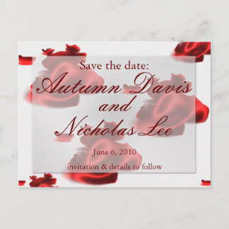 Save the date:... announcement postcard