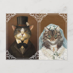 save the date announcement postcard