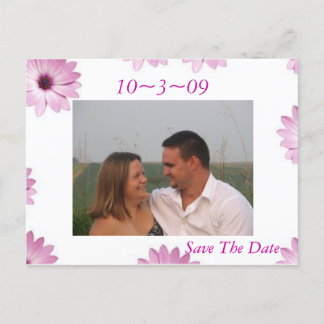 Save The Date Announcement Postcard