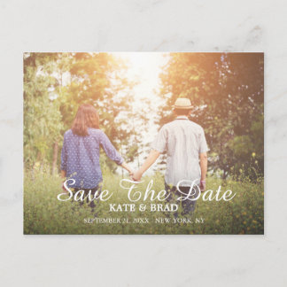 Save the Date Announcement Postcard