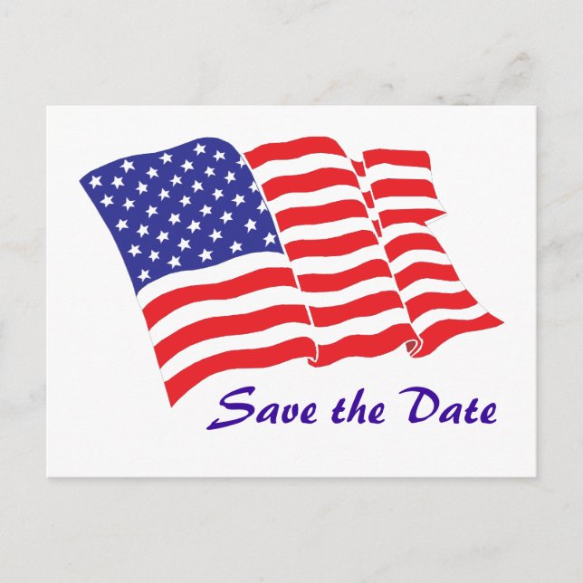 Save the Date Announcement Postcard (Front)