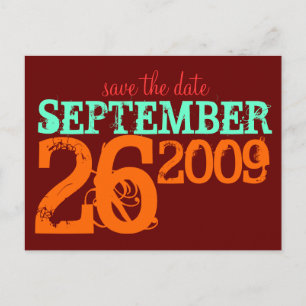 Save the Date Announcement Postcard