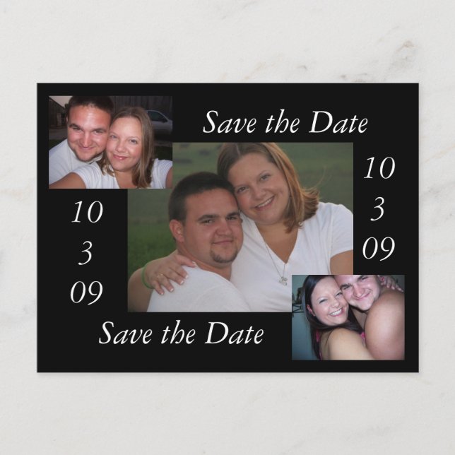Save the Date Announcement Postcard (Front)