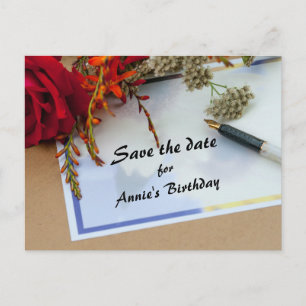 Save The Date Announcement Postcard