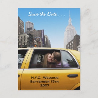 Save the Date Announcement Postcard