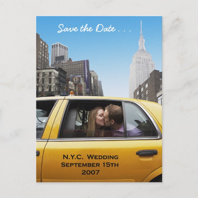 Save the Date Announcement Postcard (Front)