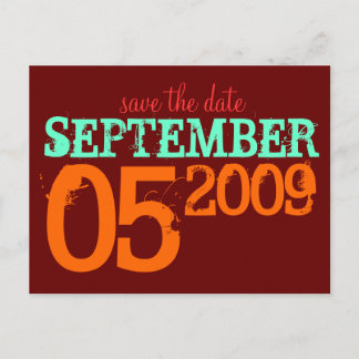 Save the Date Announcement Postcard