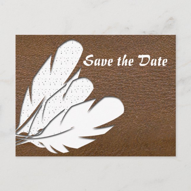 Save The Date Announcement Postcard (Front)