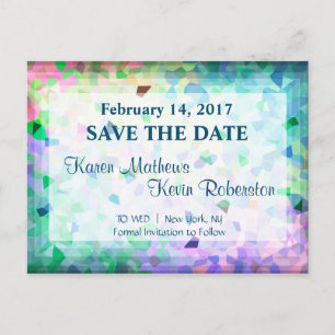 Save the Date Announcement Postcard