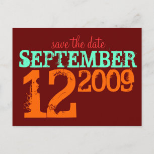 Save the Date Announcement Postcard