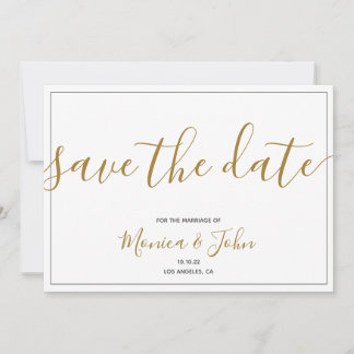 Save the Date Announcement Postcard