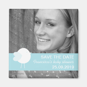 Save the Date Baby Shower Custom Photo Magnets