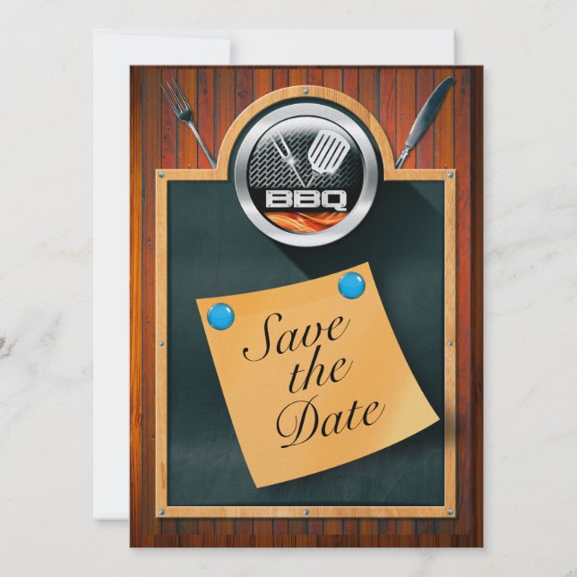 Save the Date BBQ (Front)