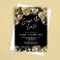 Save the Date Black Gold 50th Birthday