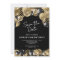 Save the Date Black Gold 50th Birthday