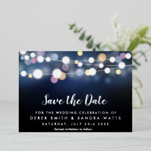 Save the date bright lights