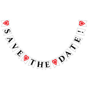 SAVE THE DATE BUNTING