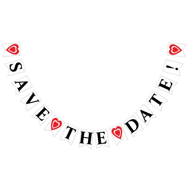 SAVE THE DATE BUNTING  (All)