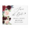 Save the Date Burgundy Maroon Blush Navy Floral