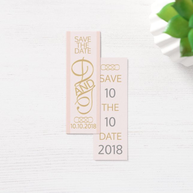 Save the Date Business Cards (Desk)