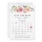 Save The Date Calendar