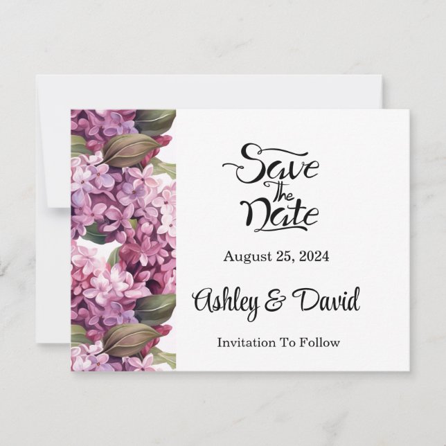 Save The Date Card (Front)