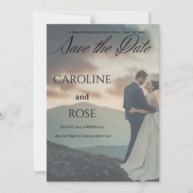 SAVE THE DATE CARD (Front)