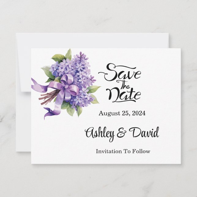 Save The Date Card (Front)