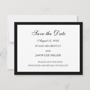 Save The Date Card