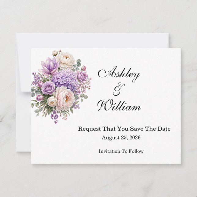 Save The Date Card (Front)